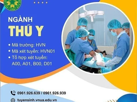 Cơ hội nghề nghiệp rộng mở ngành Thú y