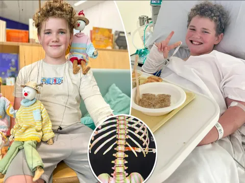 Cậu bé 10 tuổi suýt bị liệt nửa người khi đang nấu ăn: 1 milimet quyết định cả số phận