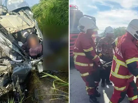 Xe SUV nát đầu sau khi tông trực diện xe tải, 3 người tử vong tại chỗ