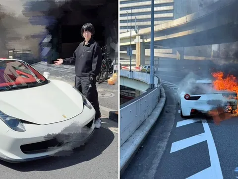 Siêu xe Ferrari 70 tỷ bốc cháy dữ dội chỉ sau 1 giờ lăn bánh: "Ước mơ" 10 năm tích cóp bỗng hóa tro tàn