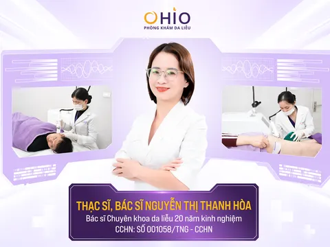 Điều trị da liễu tại Vinh với Thạc sĩ, Bác sĩ Nguyễn Thị Thanh Hòa