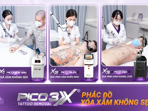 Pico 3X: Phác đồ Xóa xăm toàn diện đạt chuẩn FDA Hoa Kỳ