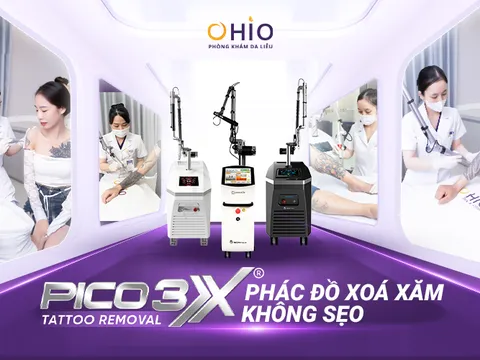 Pico 3X: Giải pháp đột phá Xóa xăm nhanh không sẹo