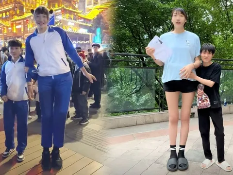 Yêu bạn gái cao hơn cả nửa mét, chàng trai Trung Quốc khẳng định: “Chúng tôi sẽ bên nhau suốt đời”