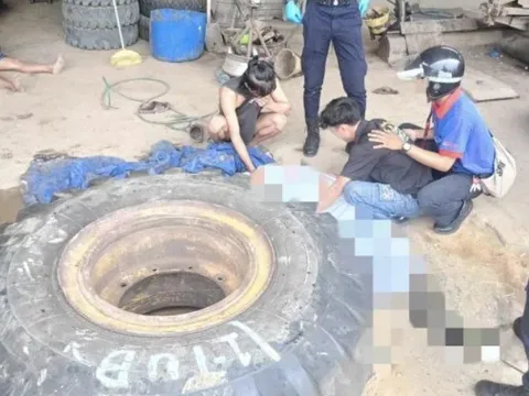 Lốp xe tải phát nổ trúng mặt trong lúc đang bơm hơi, thanh niên 20 tuổi không thể qua khỏi
