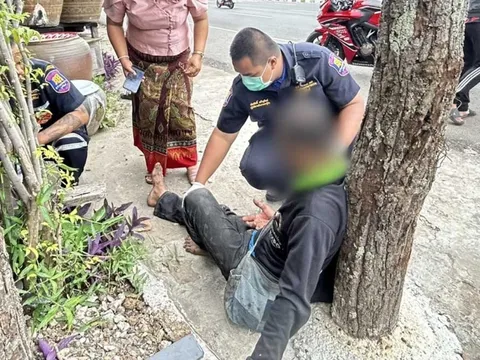 Pha ngã xe “khó đỡ” khiến người đàn ông đập mặt vào... trái sầu riêng, lãnh trọn hàng chục vết thương