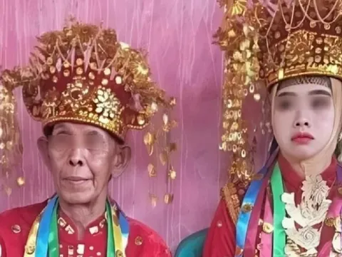 Xôn xao đám cưới của cô gái 27 tuổi với cụ ông 73 tuổi: Cô dâu khẳng định không phải vì tiền, nghe lý do khiến ai cũng ngỡ ngàng