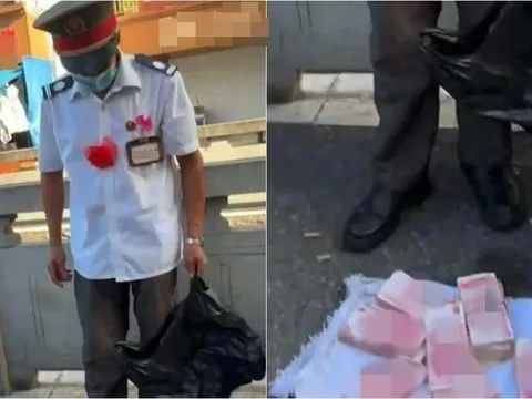 Người đàn ông ôm túi tiền 730 triệu rải ra phát miễn phí, ai muốn thì lấy, nhưng đám đông chỉ đứng chết lặng