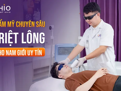 Thẩm mỹ chuyên sâu Triệt lông cho Nam giới uy tín