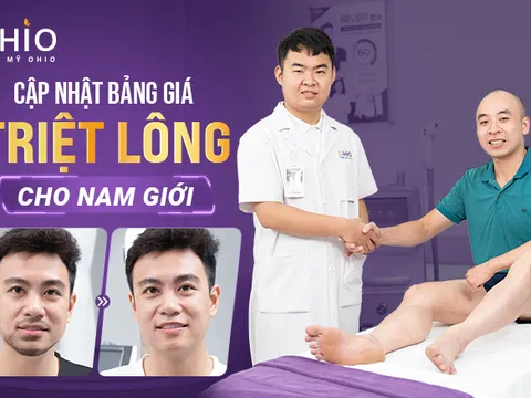 Bảng giá Triệt lông cho Nam giới cập nhật