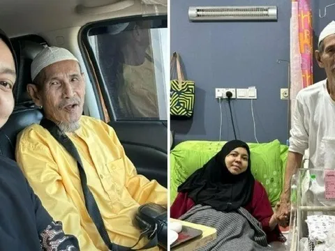 Cụ ông 80 tuổi vỡ òa hạnh phúc khi vợ trẻ kém 38 tuổi bất ngờ mang thai và sinh bé gái đầu lòng