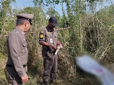 Phát hiện thi thể bị trói tay, rạch bụng trong rẫy sắn