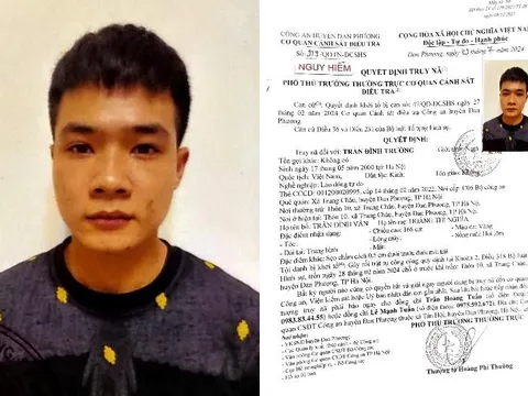 Công an truy nã Trần Đình Trường về tội gây rối trật tự công cộng