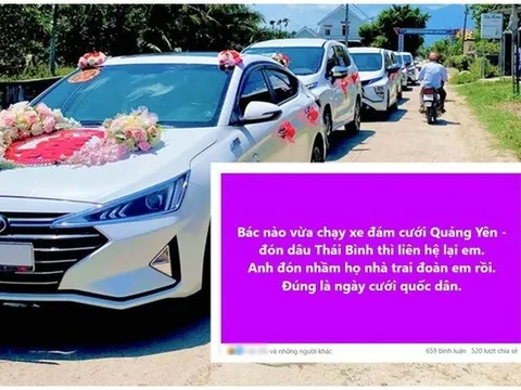 Đón nhầm "họ nhà trai" trong đám cưới ở Hưng Yên: Tài xế ở Quảng Ninh lên tiếng về "sự cố" hài hước