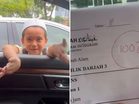 Cậu bé tự tin nói sẽ đạt 100 điểm, bố “khóc ròng” vì phải "thưởng nóng" hơn 6 triệu cho con trai