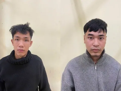 Bắt Vũ Mạnh Khải (SN 2003) và Hoàng Văn Nam (SN 2005) vì làm điều "mờ ám" trong phòng trọ