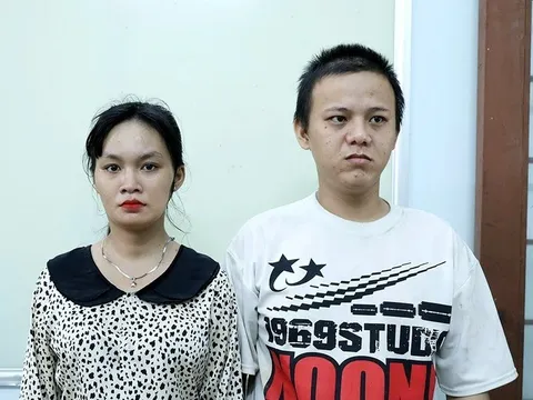 Bắt vợ chồng Châu Minh Hiếu (SN 2002) và Trương Thị Được (SN 2000)