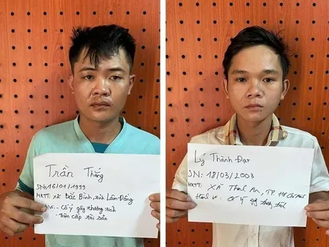 Bắt khẩn cấp Trần Thắng (SN 1999) và Lý Thành Đạt (SN 2003)