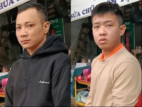 Bắt Lê Xuân Công (SN 2001) và Lê Thiêm Cảnh (SN 1997), 2 anh em họ chuyên trộm cắp xe máy