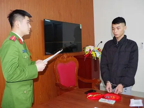 Vũ Minh Tiếp (SN 2004) bị bắt