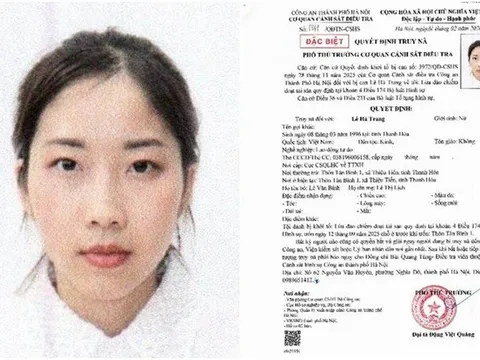 Truy nã Lê Hà Trang, đối tượng trong đường dây lừa đảo sàn chứng khoán online