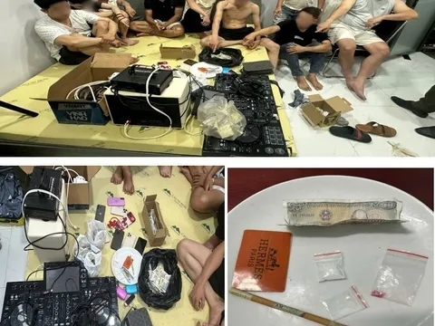 Phát hiện 9 nam thanh niên "làm điều mờ ám" trong tiệm cầm đồ