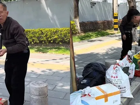 Cha già đi 30 tiếng mang cả trăm ký quà lên thăm con, còn mình ngồi ăn bánh bao nguội bên đường khiến ai đọc cũng nghẹn lòng