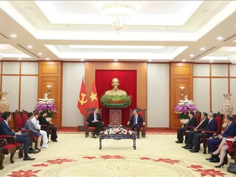 Tổng Bí thư Tô Lâm tiếp Đại sứ Cộng hòa Pháp tại Việt Nam