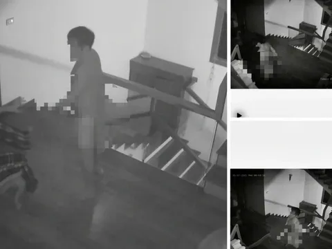 Vụ nghi bị chồng dung dao dọa giết, vợ phải nhảy từ tầng 2 xuống: Camera tiết lộ những chi tiết "không thể chấp nhận"