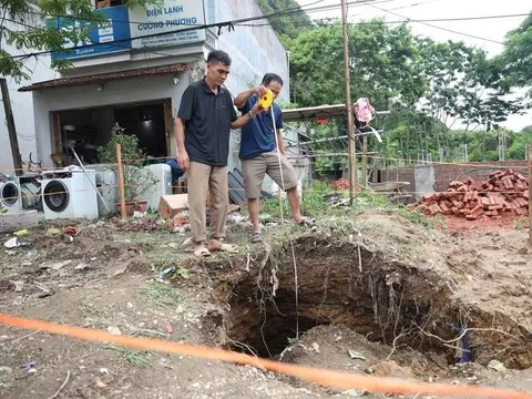 "Hố tử thần" xuất hiện ở Tuyên Quang, hiện trường "bất thường" như thế nào?