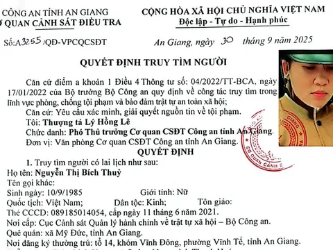 Công an truy tìm "kiều nữ" Nguyễn Thị Bích Thủy- bị "tố" lừa đảo chiếm đoạt 1,6 tỷ đồng