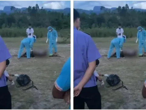 Vụ thi thể nam giới lưng đeo ba lô chứa tảng đá 20kg: Ai vừa đến hiện trường nhận dạng?