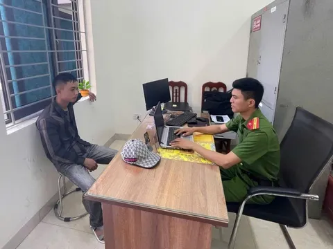 Trần Khánh Trung, sinh năm 2003 bị bắt