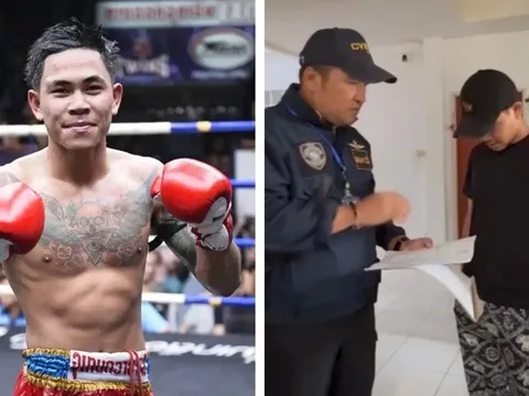 Bắt một võ sĩ muay Thái nổi tiếng