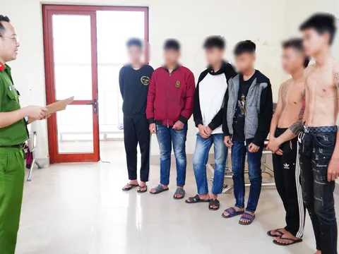 Mang dao đi chém người, nhóm thiếu niên ở Thái Nguyên sa lưới