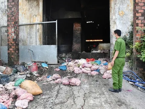 "Rùng mình" trước cơ sở chế biến mỡ động vật, "núp" trong khu nghĩa trang tại Đà Nẵng