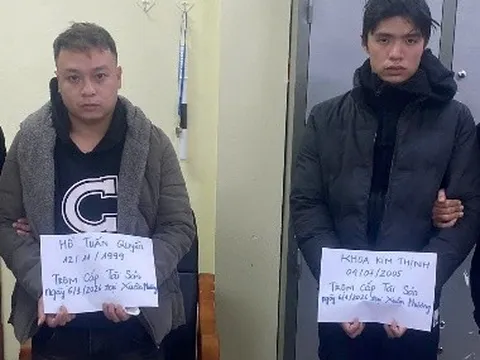 Bắt giữ Khoa Kim Thịnh và Hồ Tuấn Quyền
