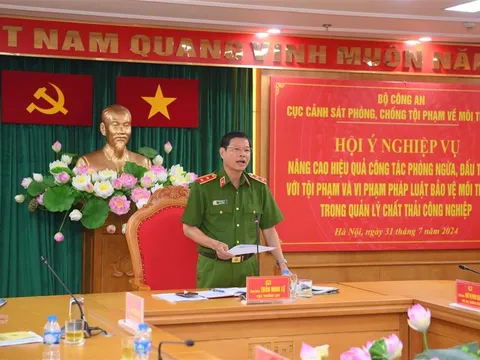 Kiên quyết đấu tranh với tội phạm và các vi phạm pháp luật bảo vệ môi trường trong quản lý chất thải công nghiệp