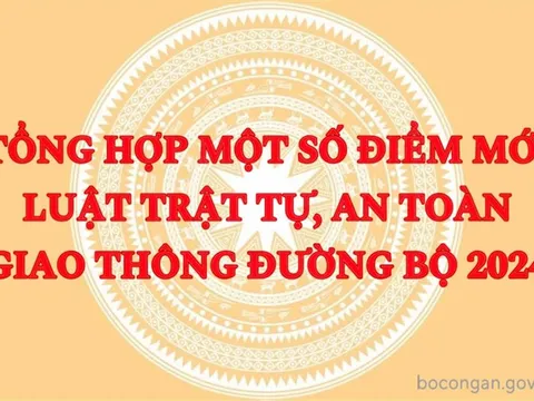 Một số điểm mới của Luật Trật tự, an toàn giao thông đường bộ 2024