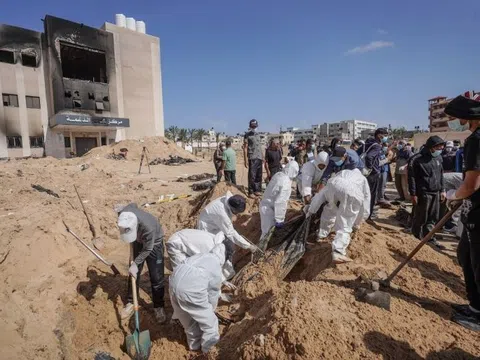 Phát hiện gần 200 nạn nhân trong ngôi mộ tập thể ở dải Gaza