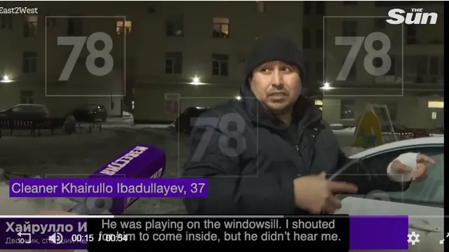 Khoảnh khắc đau tim khi người đàn ông cứu bé trai rơi từ tầng 7 chung cư xuống đất