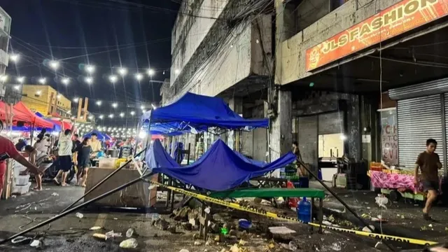 Khoảnh khắc động đất rung chuyển khiến hơn 20 người thiệt mạng ở Philippines qua clip 58 giây, những hình ảnh nhói lòng từ hiện trường đổ nát