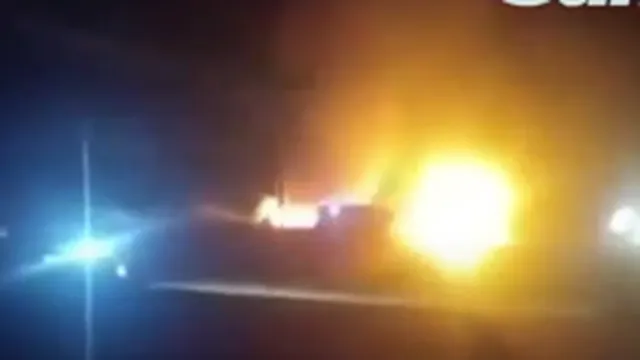 Clip: Thương tâm 45 người tử vong khi xe buýt đâm vào xe chở dầu rồi bốc cháy dữ dội