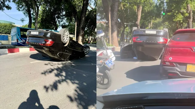 Xe Volvo S90 lật ngửa trên đường ở Hà Nội: Hé lộ lý do sững sờ