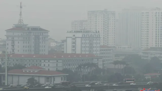 Hà Nội ngày 2/12 đứng đầu cả nước về mức độ ô nhiễm với chỉ số AQI là 283, mức rất xấu