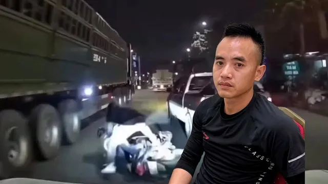 Bắt khẩn cấp Trần Anh Phương - tài xế xe bán tải tạt đầu làm 3 người đi xe máy ngã