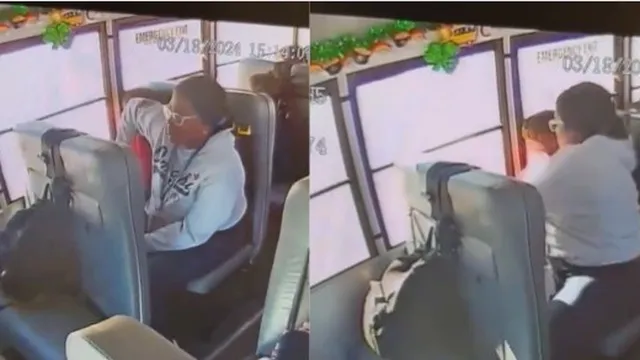 Hình ảnh nữ nhân viên trường học đánh trẻ khuyết tật trên xe buýt gây phẫn nộ