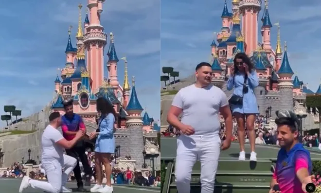 Clip: Dành gần 5 tháng chuẩn bị màn cầu hôn tại Disneyland, chàng trai không ngờ mọi thứ bị phá hỏng chỉ sau 21 giây