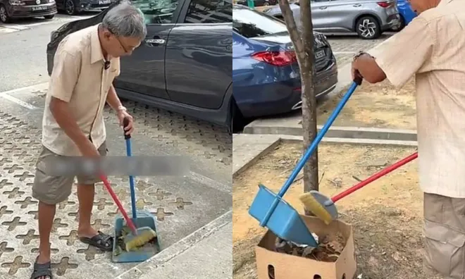 Cụ ông 78 tuổi làm một việc này ở bãi đỗ xe mỗi ngày trong suốt 8 năm, muốn tiếp tục đến khi không còn sức