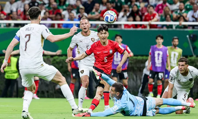 Hàn Quốc ngược dòng hạ CH Czech, tạo màn rượt đuổi hấp dẫn tại World Cup 2026